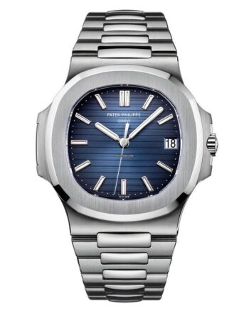 Patek Philippe Black Silver Metal Belt Men's Watch