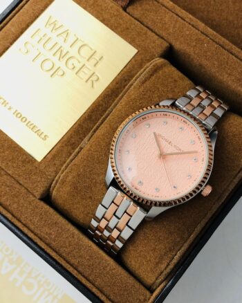 Premium Michael Kors Rose Gold Dial Metal Belt Women’s Watch