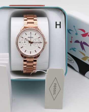 Exclusive Fossil White Dial New Metal Belt Women’s Watch