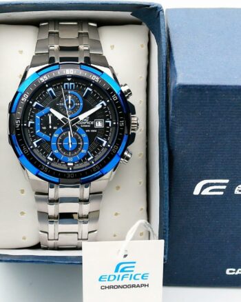 Edifice Premium Chronograph Silver Metal Belt Men's Watch