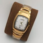 Rado Stylish Diamond Gold And White Watch For Men