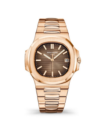 Marvellous Patek Philippe Brown Rose Gold Full Metal Men's Watch