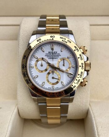 Casual Rolex Automatic Cosmograph Daytona White Dial Men's Watch