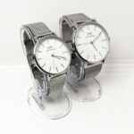 Stylish Daniel Wellington DW White Dial Couple Watch
