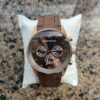 Armani Brown Dial Chronograph Men's Watch