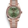 Branded Rolex Day-Date Oyster Green Watch For Men