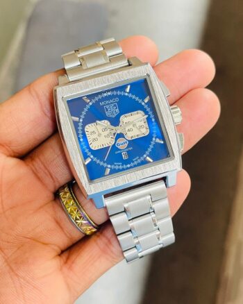 Tag Heuer Blue Dial Chronograph Watch For Men