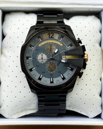 Luxury Diesel Black Dial Quartz Analog Watch For Men