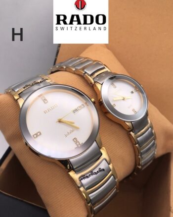 Rado Jubile Grey Bezel Premium Couple Watch
