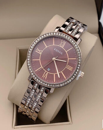 Fossil Full Diomends Watch For Women