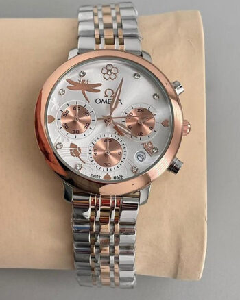 Omega White Dial watch For Women's