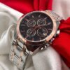 Tissot Swiss Made Gold Bezel Chronograph Men's Watch