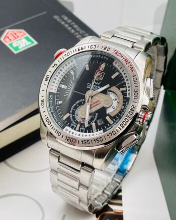 Branded Tag Heuer Chronograph Black Dial Men's Watch