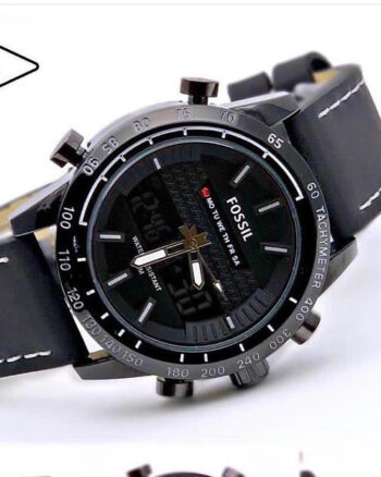 Fossil Black Dial Chronograph Analog For Men's Watch