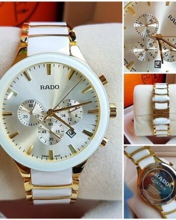 Rado Centrix Chronograph White Watch For Men