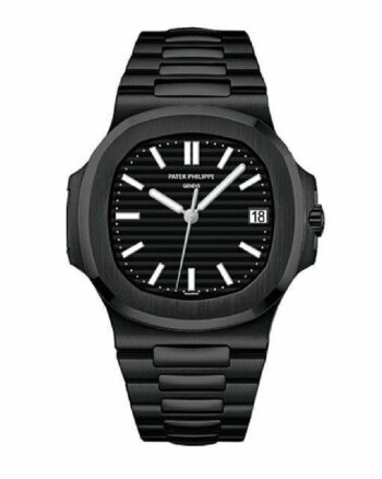 Patek Philippe Black Dial Metal Belt Men's Watch