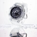 Casio G - Shock GA 2100 Transparent  Digital & Analog Watch