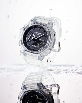 Casio G - Shock GA 2100 Transparent  Digital & Analog Watch