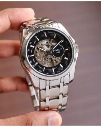 Tissot Tachymeter Silver Metal Belt Chronograph Men's Watch
