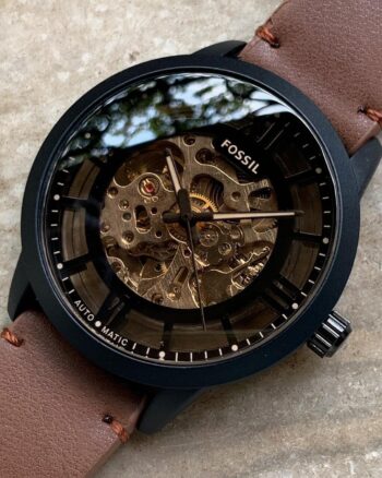 Royal Fossil Automatic Leather Belt Men's Watch