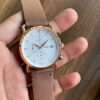 Fossil  White Dial Chronograph Analog Leather Belt For Men's Watch