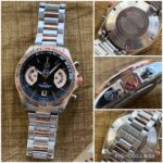 Marvellous Tag Heuer Diagno Black Chronograph Multi Dial Men's Watch