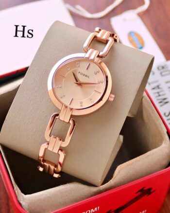 Fossil Full Rose Gold Premium Watch For Women