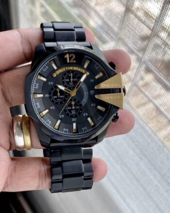 Stylish Diesel Black Dial New Model Analog Watch For Men