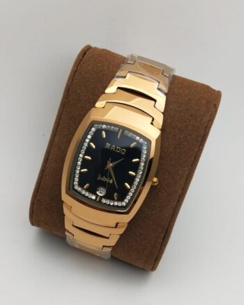 Rado Premium Diamond Gold Watch For Men