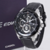 Edifice Chronograph Black Leather Belt Men's Watch