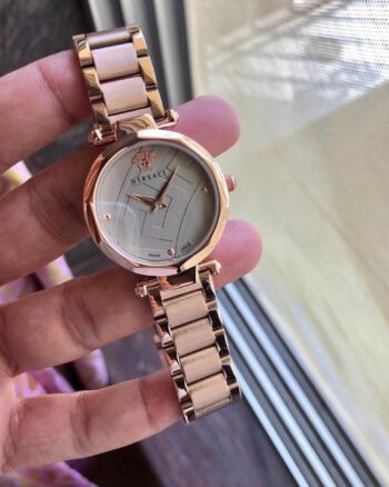 Versace Rose Gold Dial New Metal Belt Women’s Watch