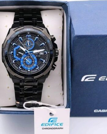 Edifice Black Metal Belt Chronograph Men's Watch