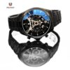 Tagheuer Carrera Black Metal Strap Chronograph Men's Watch