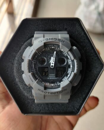 Casio G-Shock Men's Stylish Watch With Gray Strap