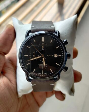 Fossil Brown Leather Belt Watch For Men