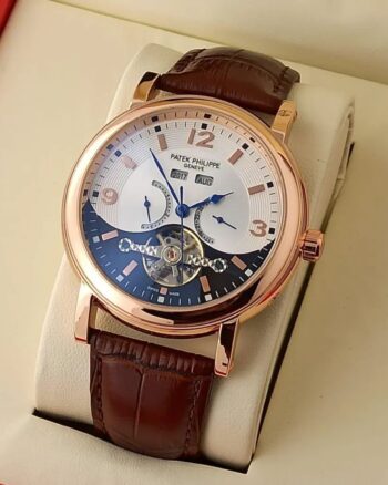 Patek Philippe Grand Complication Automatic Brown Leather Watch For Men