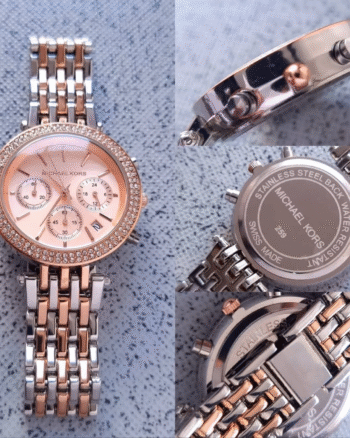 Michael Kors Multi Dial Rose Gold Bezel Women's Watch