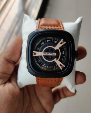 Premium Brown Leather Men's Watch