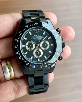 Rolex Full Black Daytona Men's Watch