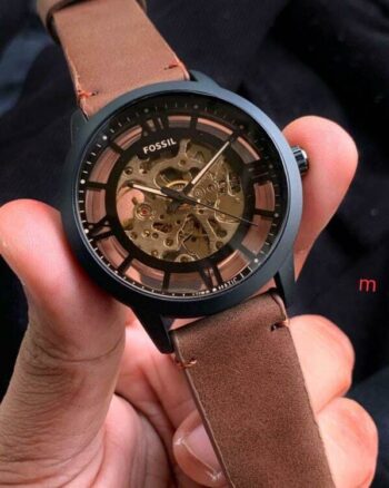 Latest Golden Fossil Automatic Watch For Men