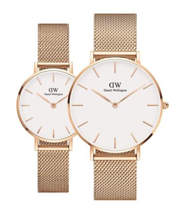 Daniel Wellington DW White Dial Couples Watch