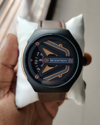 Sevenfriday Brown Leather Classic Men's Watch