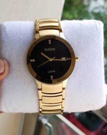Round Luxury Premium Rado Gold Watch
