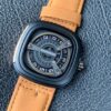 Sevenfriday Black Strap Brown Leather Classic Men's Watch