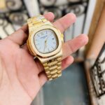 Luxury Patek Philippe White Gold Metal Belt Men's Watch