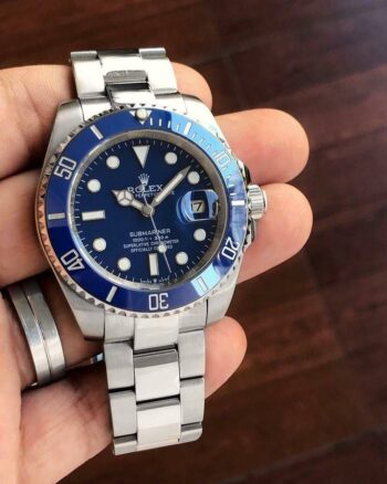 Marvellous Rolex Submariner Blue Dial Men's Watch