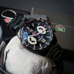 Royal Tag Heuer Diagno Black Chronograph Multi Dial Metal Men's Watch For Gift