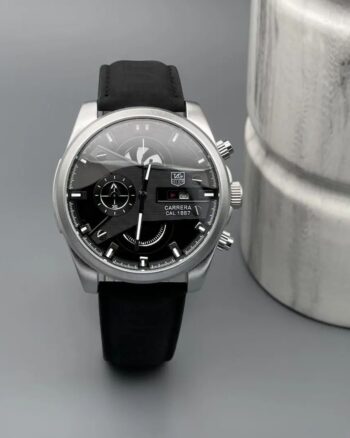 Tag Heuer Carrera Cal Black Rubber Belt Men's Watch
