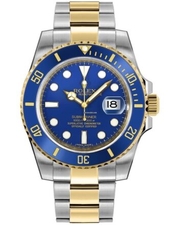 Rolex Submariner Blue Dial Men's Watch
