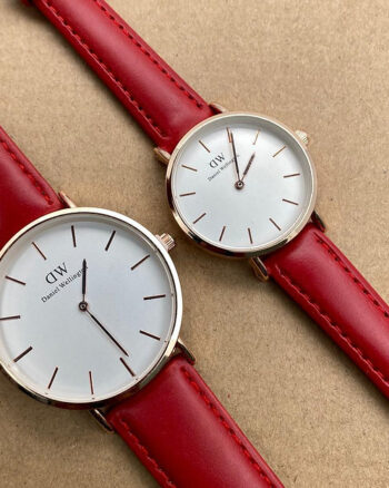 Daniel Wellington White Dial Couple Watch